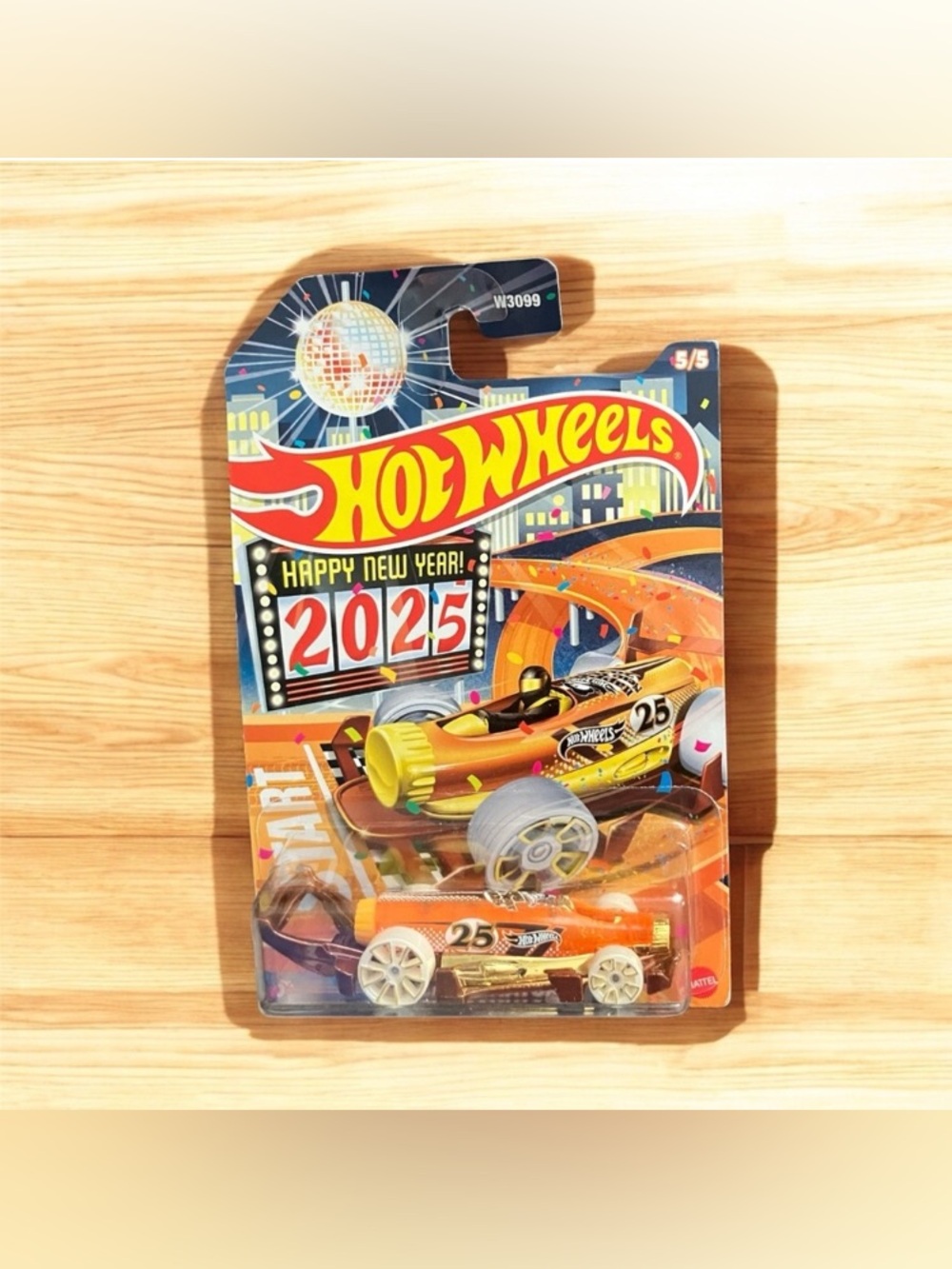NEW 2024 Mattel Hot Wheels 5/5 Carbonator W3099 Happy New Year 2025 Limited Car